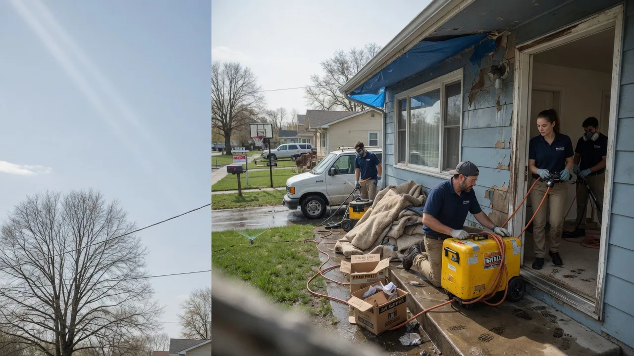 Basement Flood Cleanup in Ensign, KS near me